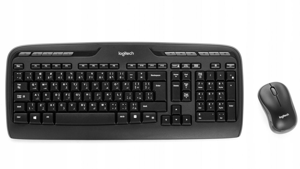 Sada klávesnice a myši Logitech 920-003999 čierna